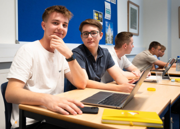 Summer school program students participating in interactive classroom