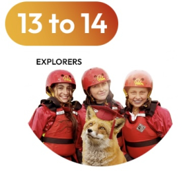 Academic Summer having an adventure.  Students outdoor activities with our Clever Fox